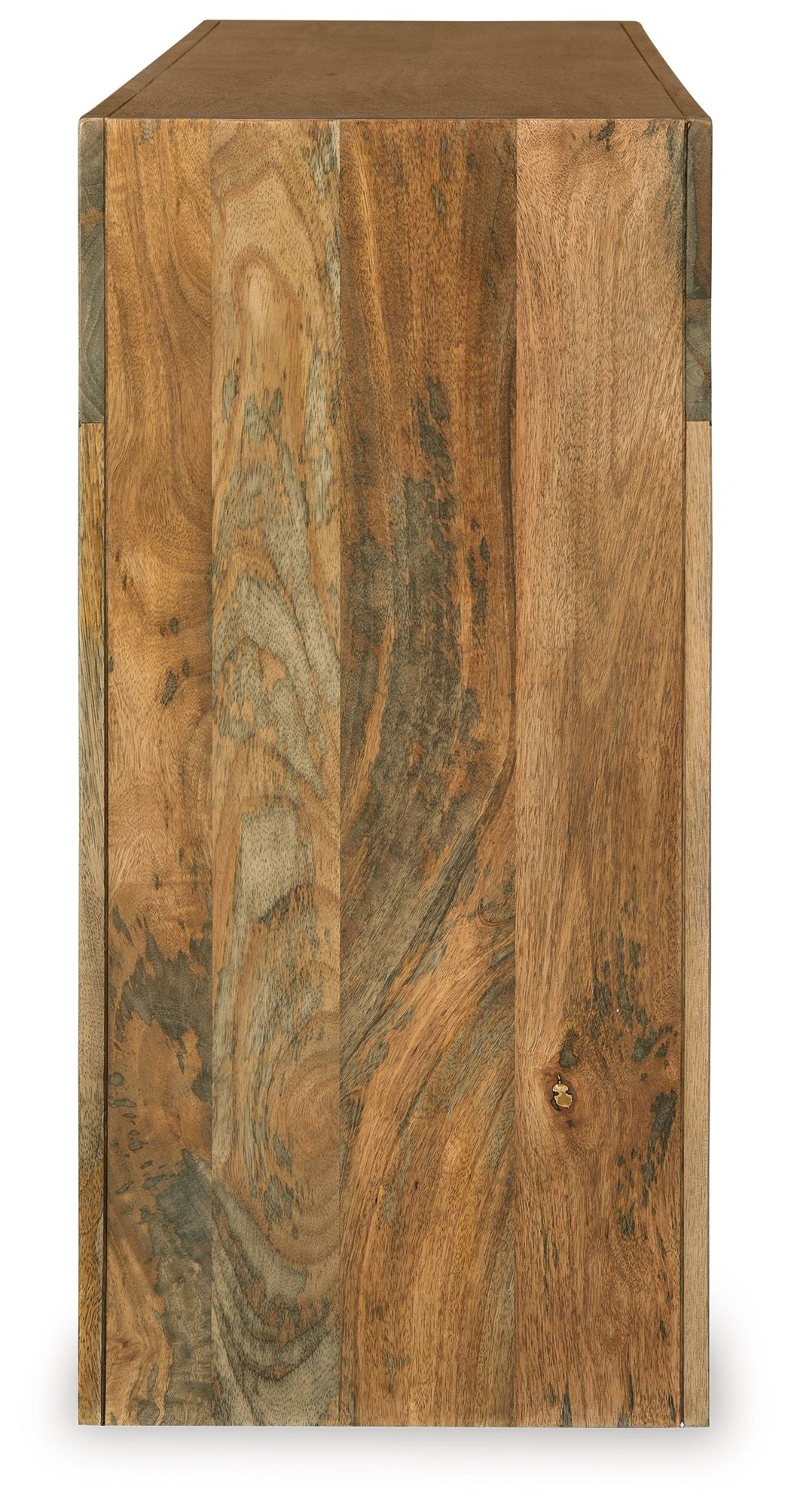 Luzmanacy - Natural Brown - Console Sofa Table - Hornell Furniture Outlet