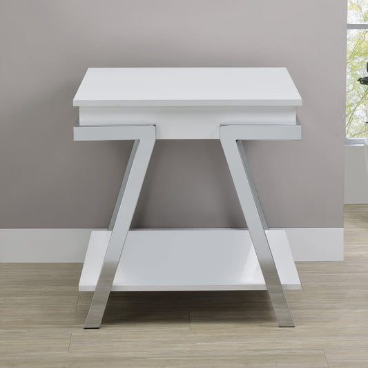 Zena - End Tables - White - Hornell Furniture Outlet