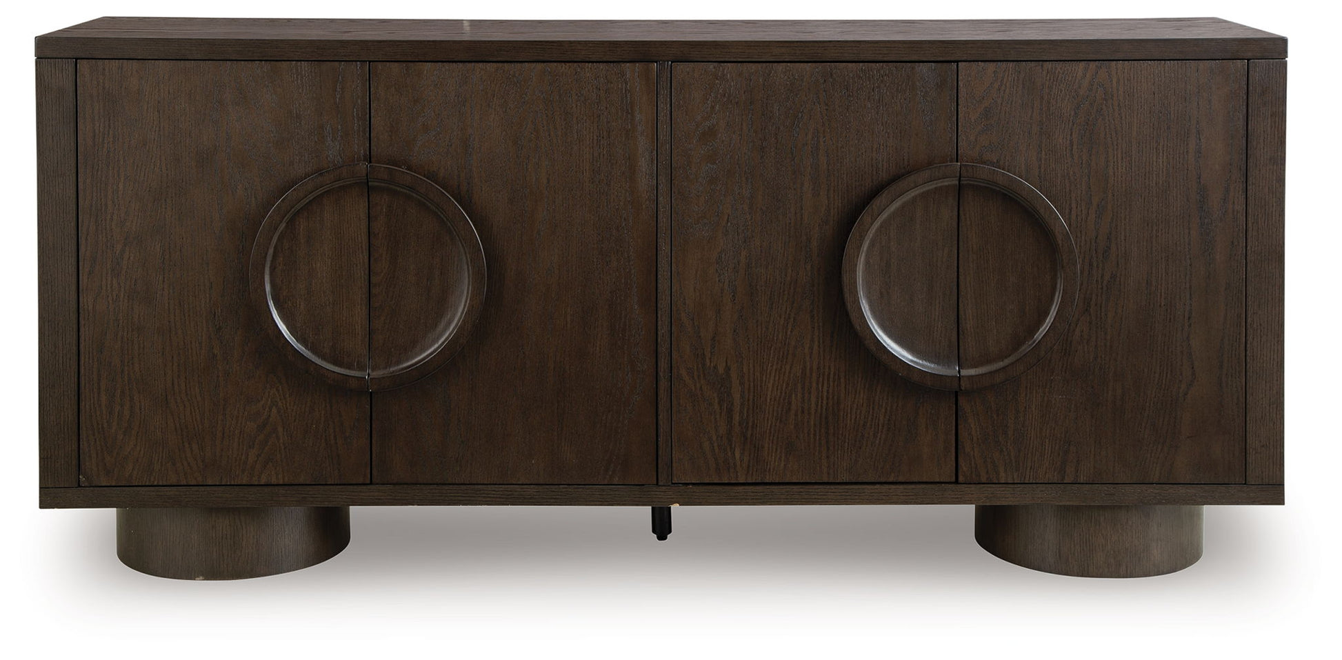 Veeda - Dark Brown - Accent Cabinet - Hornell Furniture Outlet