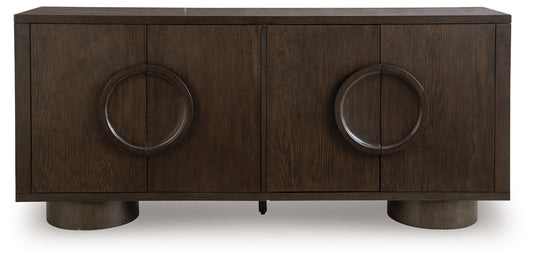 Veeda - Dark Brown - Accent Cabinet - Hornell Furniture Outlet