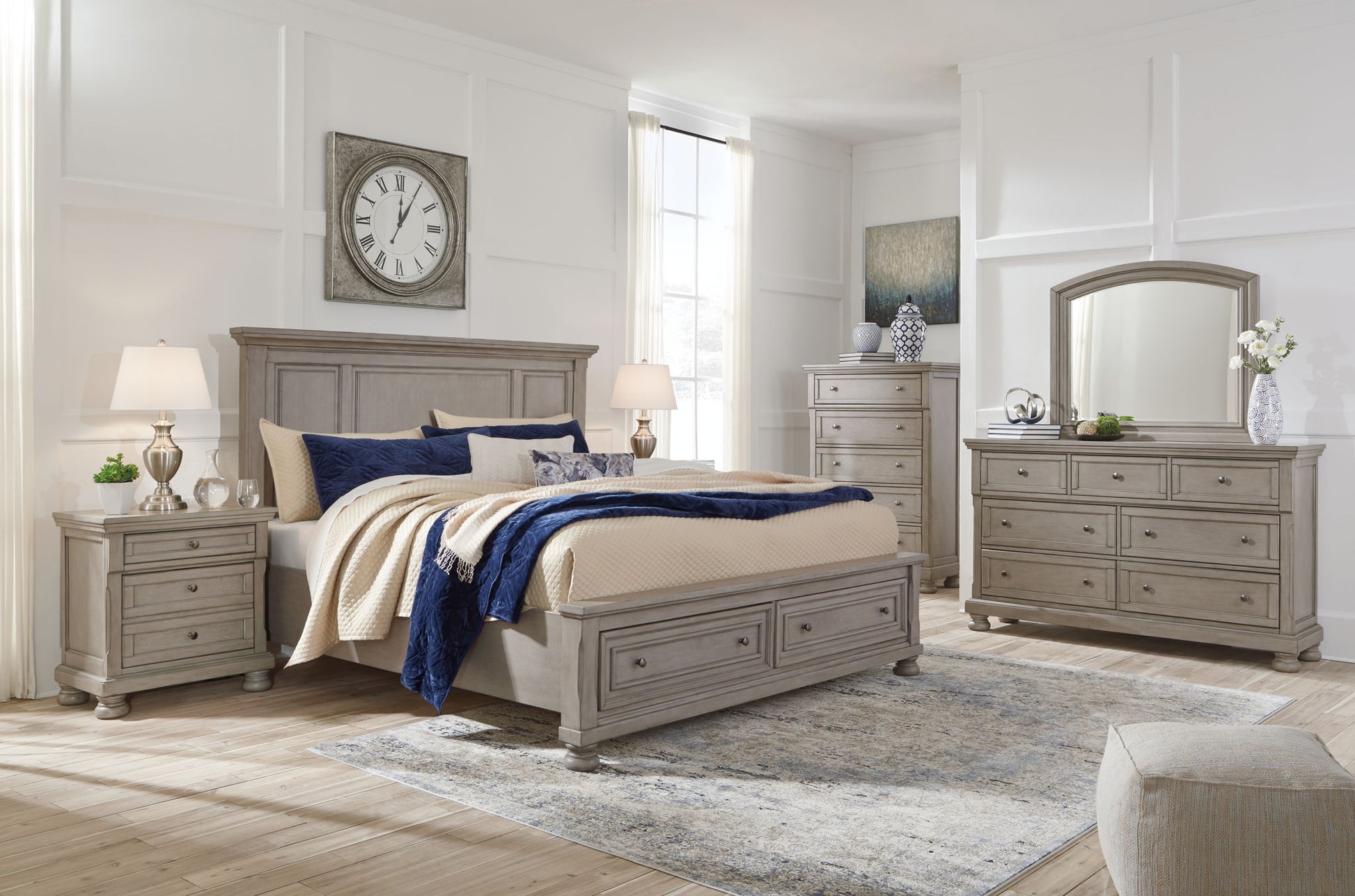 Lettner - Panel Storage Bedroom Set - Hornell Furniture Outlet