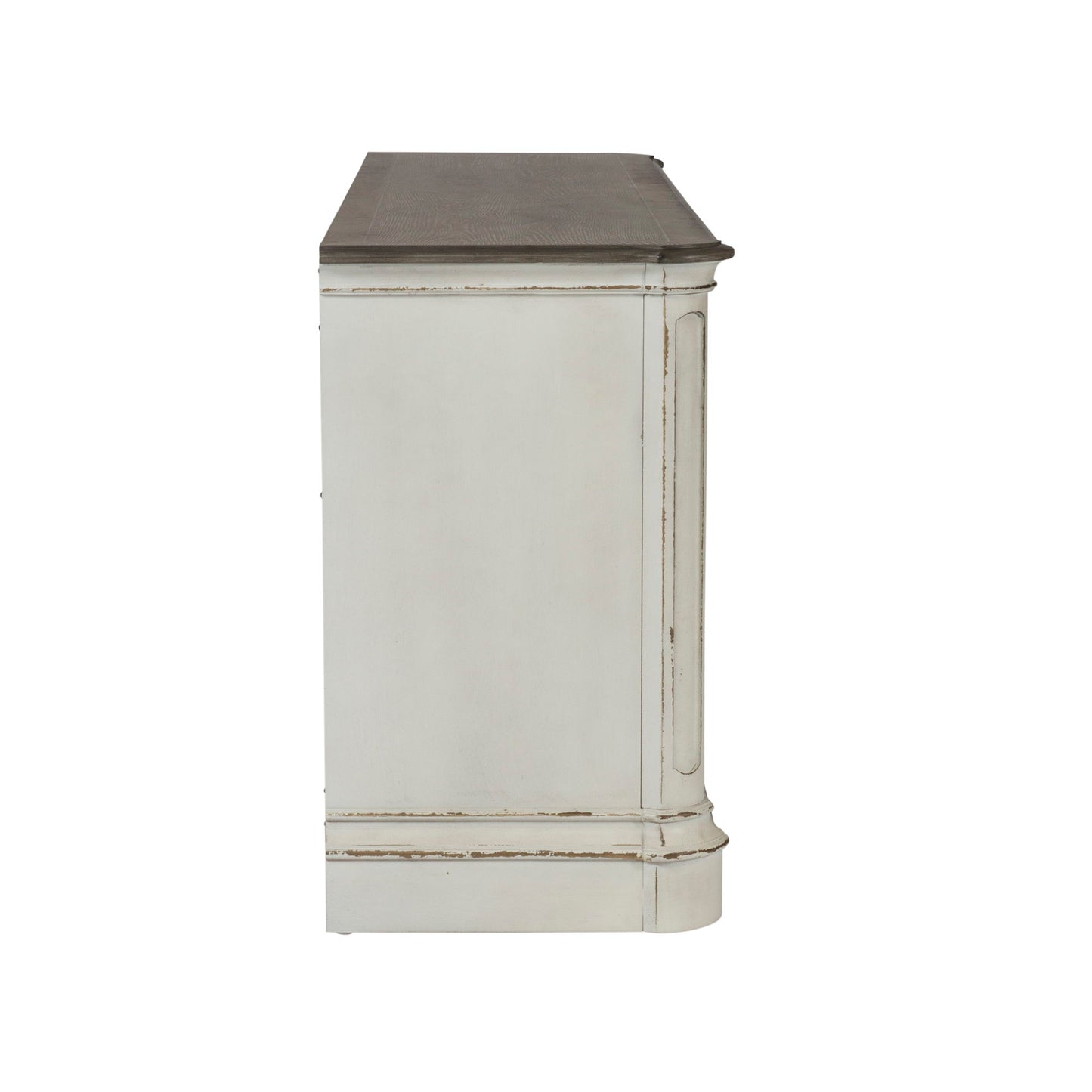 Magnolia Manor - EnteRTAinment TV Stand - Weathered Bisque - Hornell Furniture Outlet