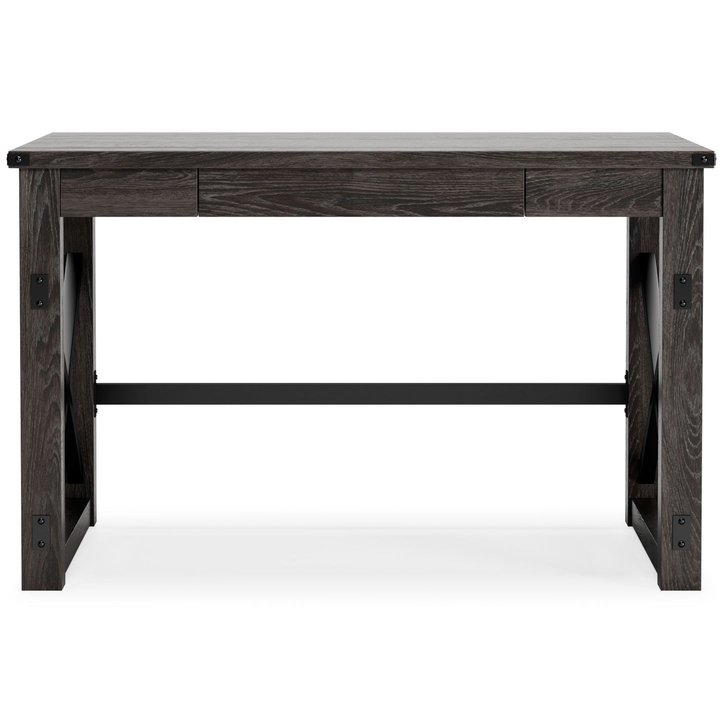 Freedan - Grayish Brown - Home Office Desk - Hornell Furniture Outlet