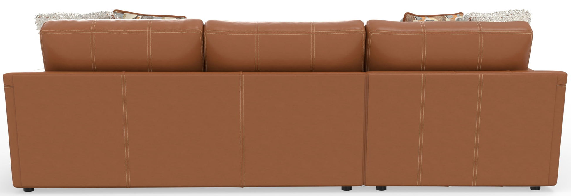Minori - Italian Leather Sofa / Chaise And Cocktail Ottoman - Hornell Furniture Outlet