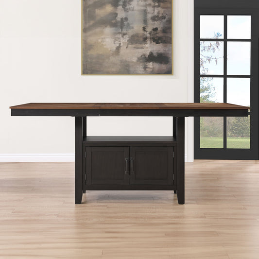 Bermuda - Storage Counter Table - Black - Hornell Furniture Outlet