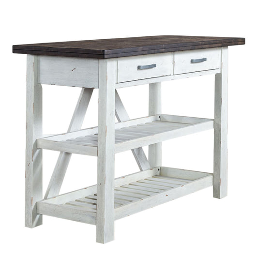 Farmhouse - Server - White - Hornell Furniture Outlet