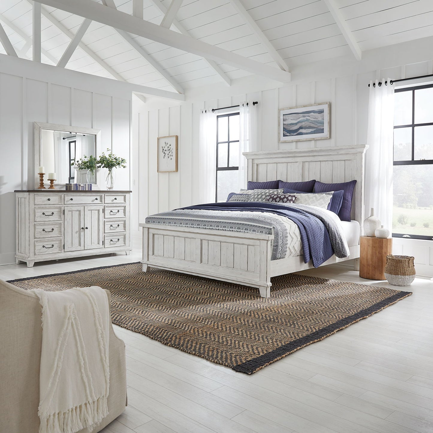 River Place - Panel Bedroom Set - Hornell Furniture Outlet