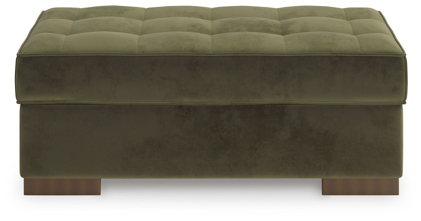 Caspian - Town - Olive - Oversized Accent Ottoman - Hornell Furniture Outlet