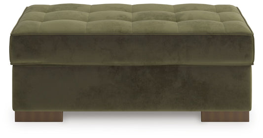 Caspian - Town - Olive - Oversized Accent Ottoman - Hornell Furniture Outlet