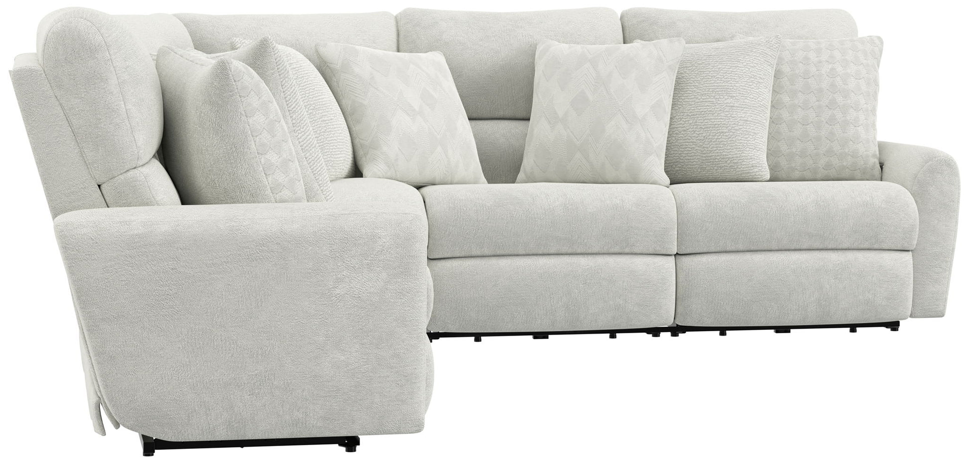 Majesty - Deep Seating Power Reclining Sectional - Hornell Furniture Outlet