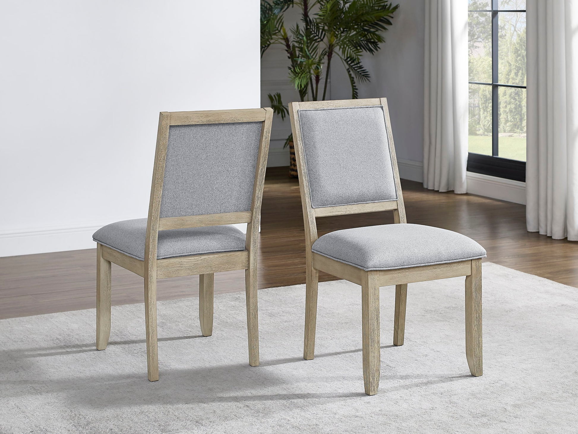 Carena - Side Chair (Set of 2) - Gray - Hornell Furniture Outlet
