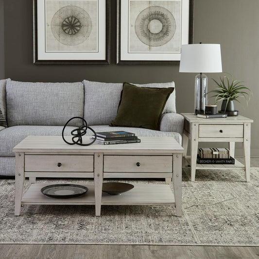 Lake House - 3 Piece Set (1 - Cocktail 2 - End Tables) - Hornell Furniture Outlet