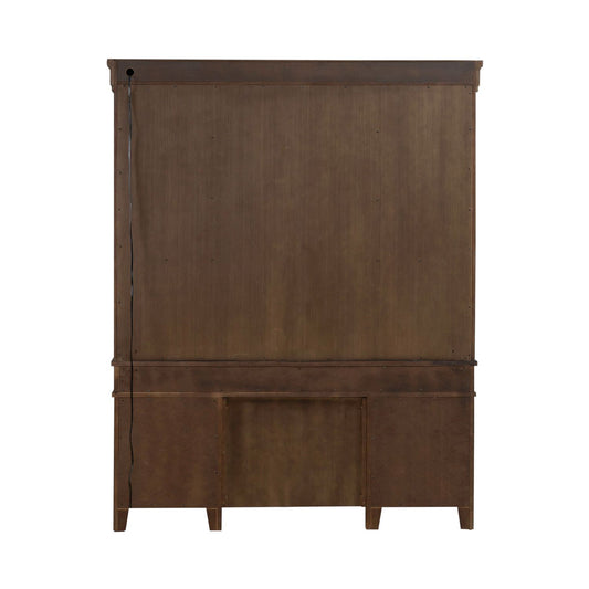 Carolina Park - Credenza & Hutch - Brown - Hornell Furniture Outlet