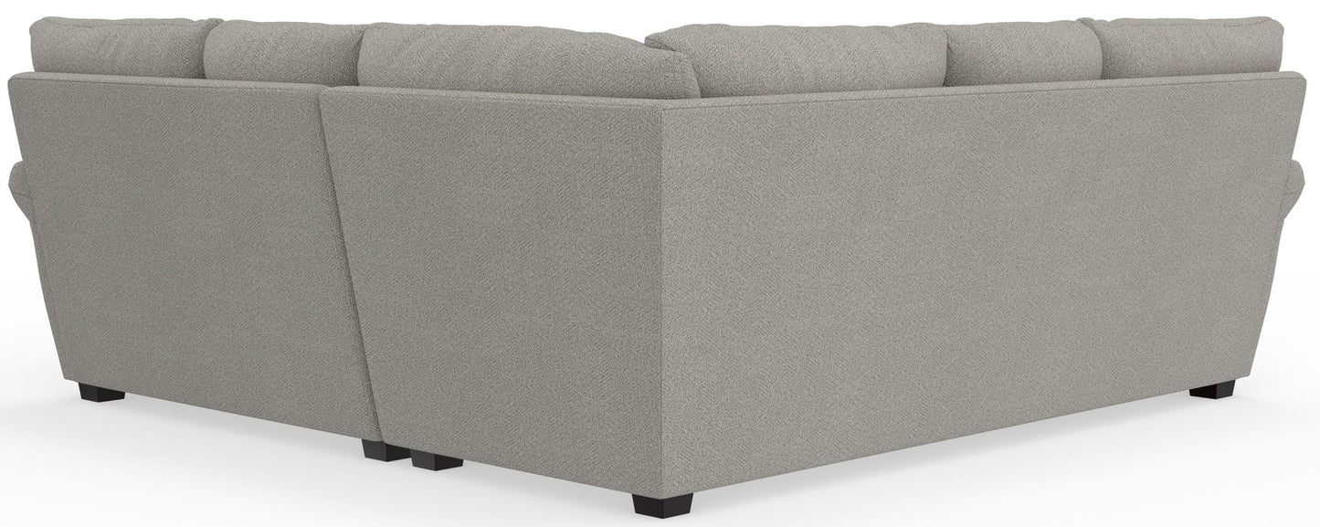 Livingston - Sectional With Comfort Coil Seating And Accent Pillows Included - Hornell Furniture Outlet
