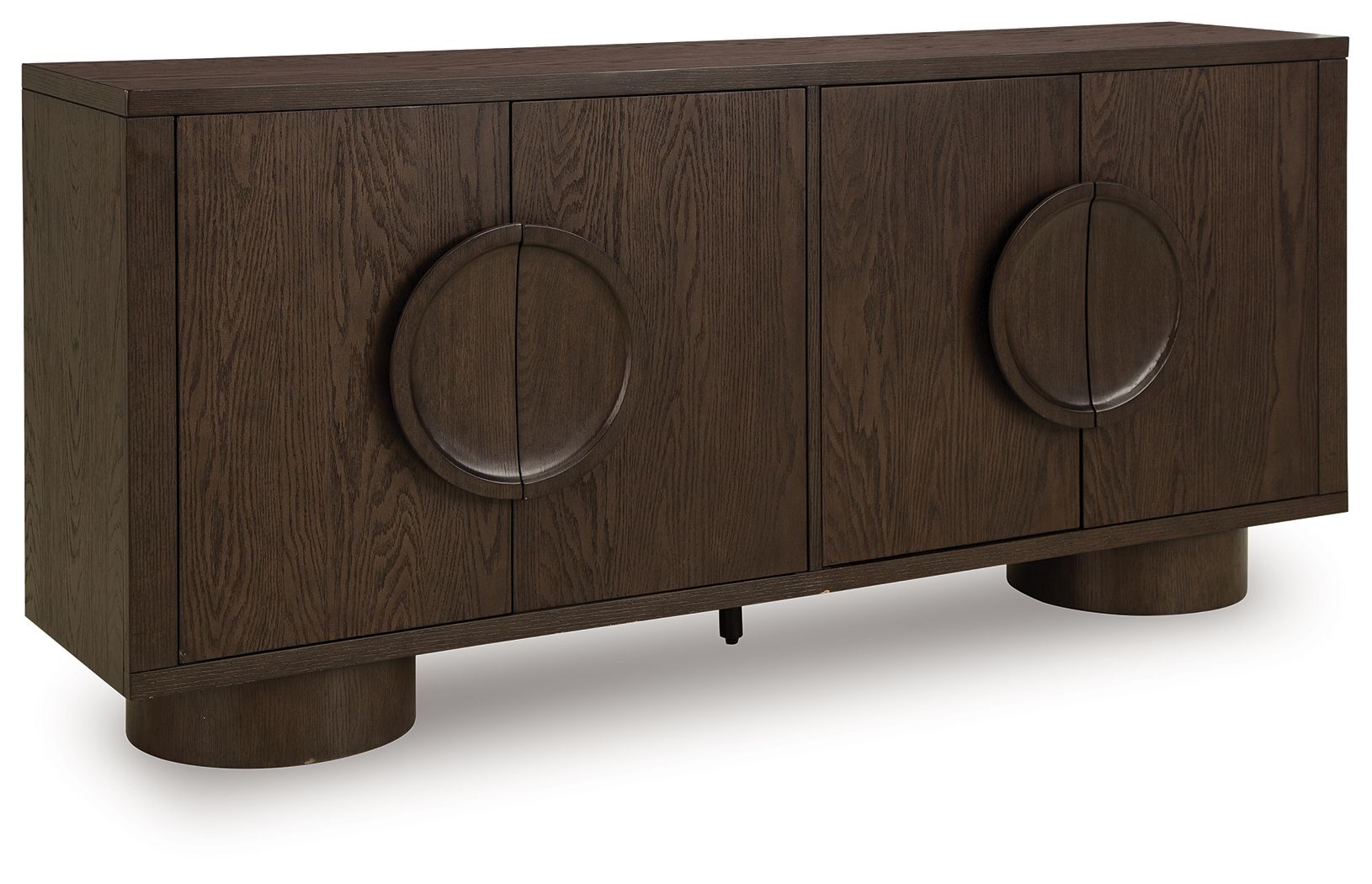 Veeda - Dark Brown - Accent Cabinet - Hornell Furniture Outlet