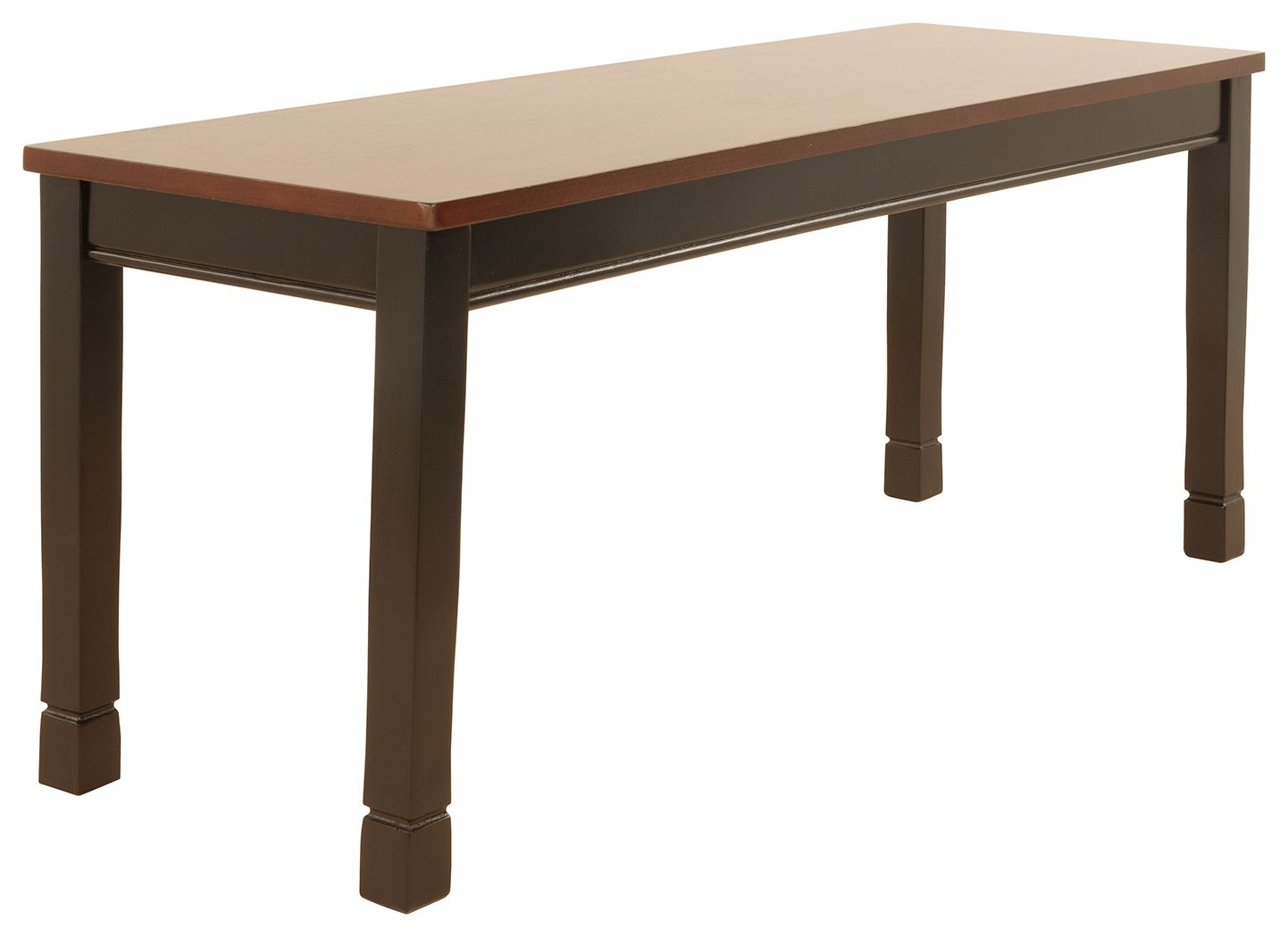 Owingsville - Black / Brown - Large Dining Room Bench - Hornell Furniture Outlet
