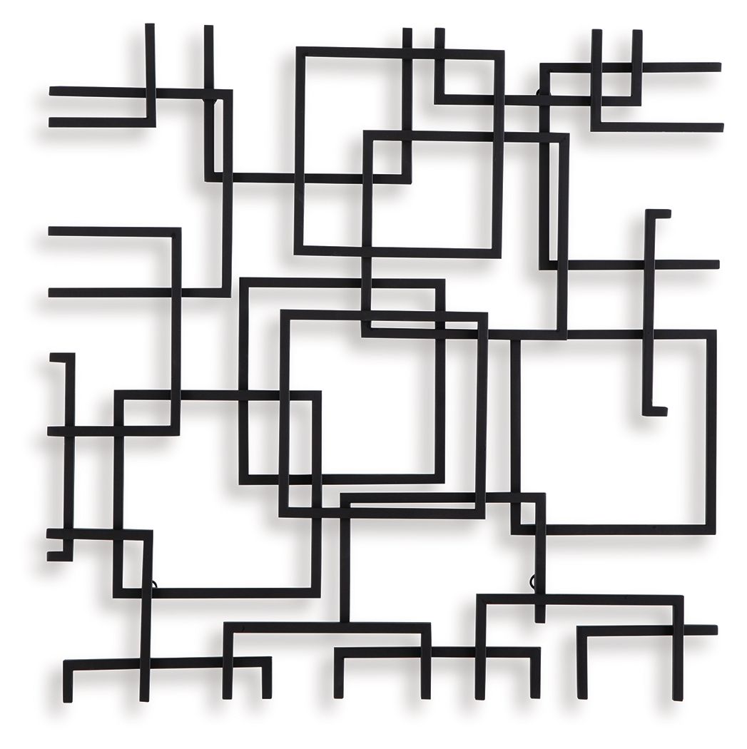 Aadanton - Black - Wall Decor - Hornell Furniture Outlet