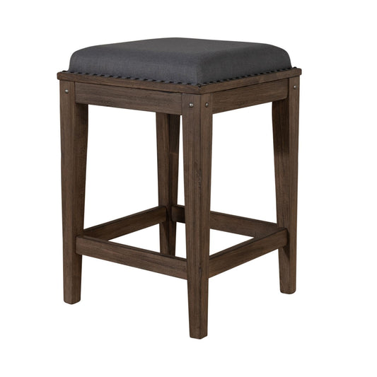 Sonoma Road - Upholstered Console Stool - Weathered Beaten Bark - Hornell Furniture Outlet