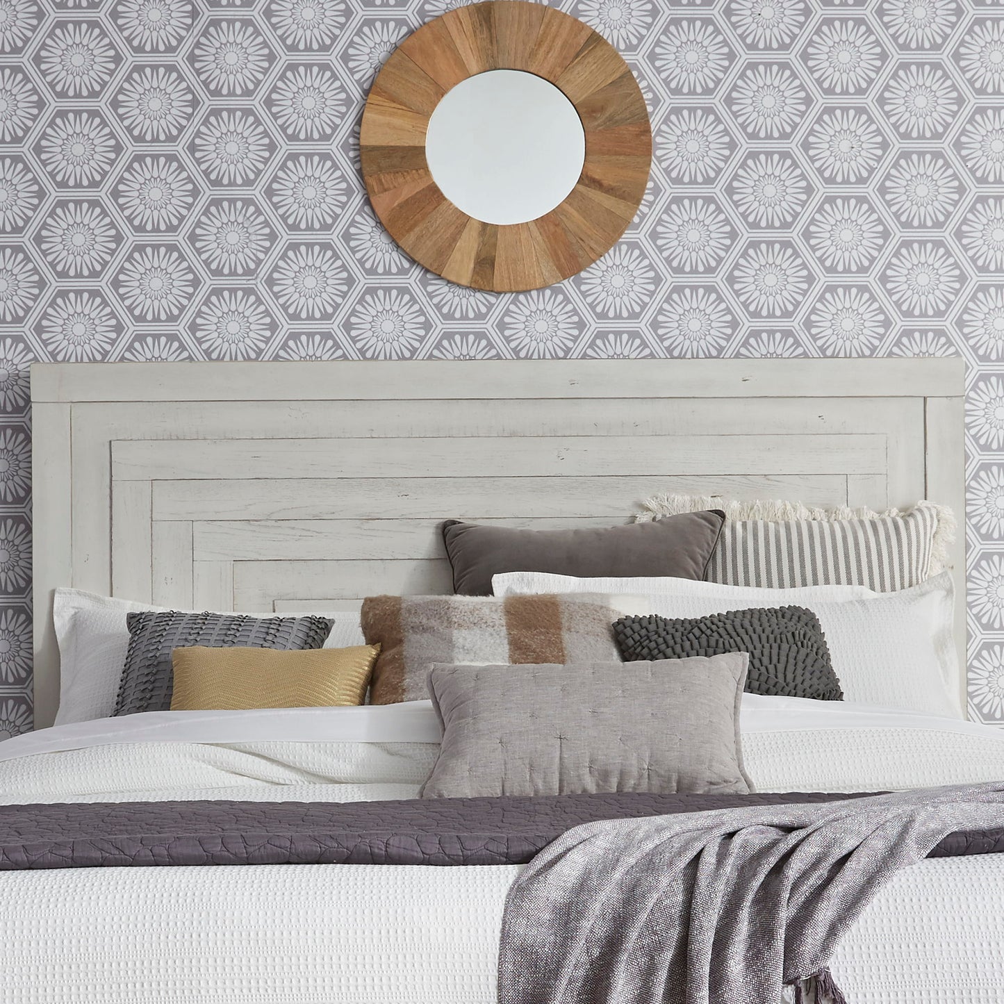 Modern Farmhouse - Panel Headboard - Hornell Furniture Outlet
