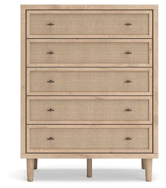Cielden - Two - Tone - Five Drawer Wide Chest - Hornell Furniture Outlet