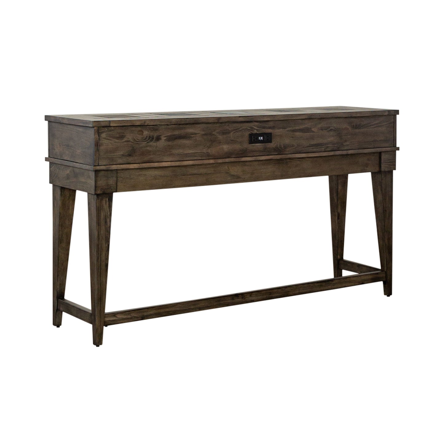 Arrowcreek - Console Bar Table - Dark Brown - Hornell Furniture Outlet