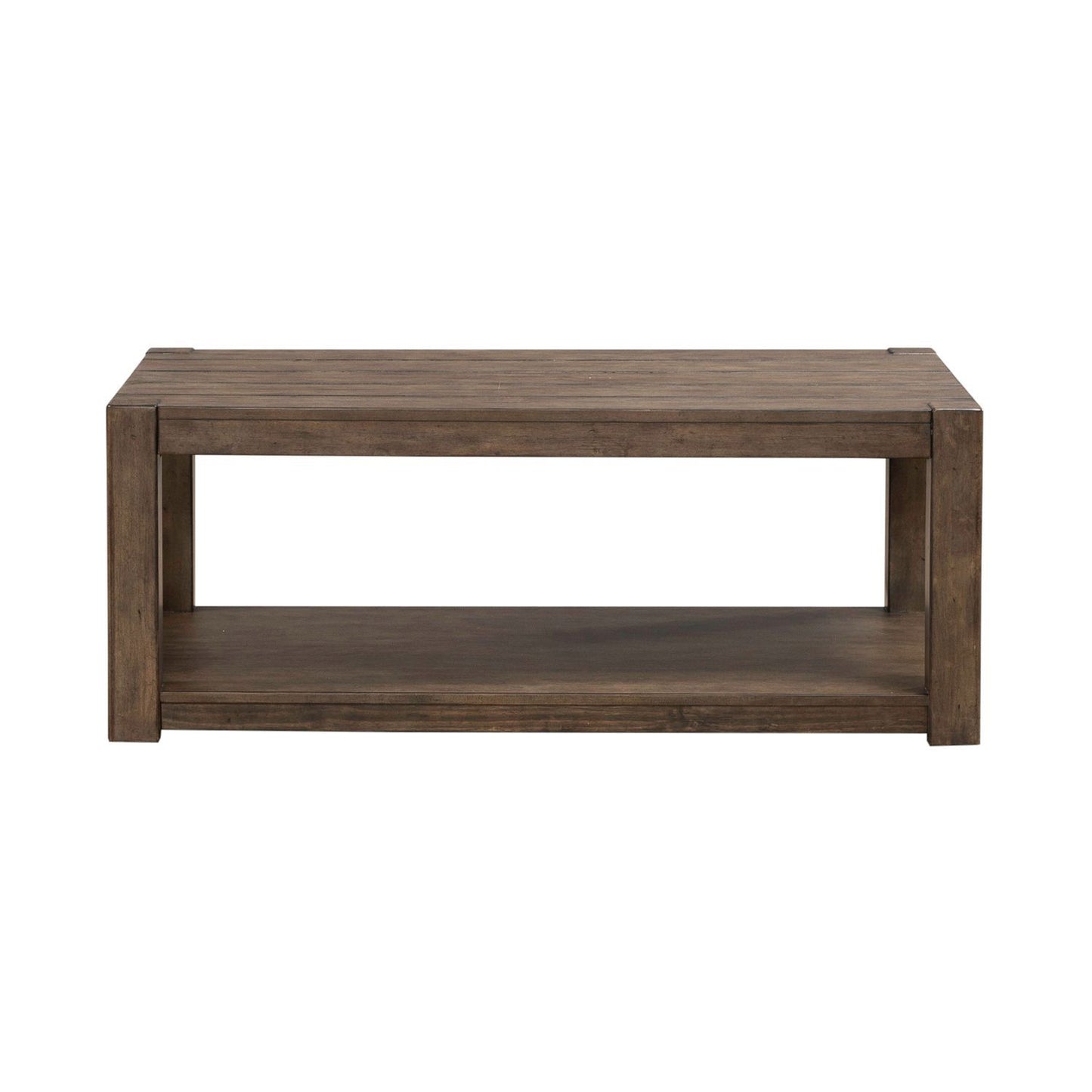Broadmore - Rectangular Cocktail Table - Brown - Hornell Furniture Outlet