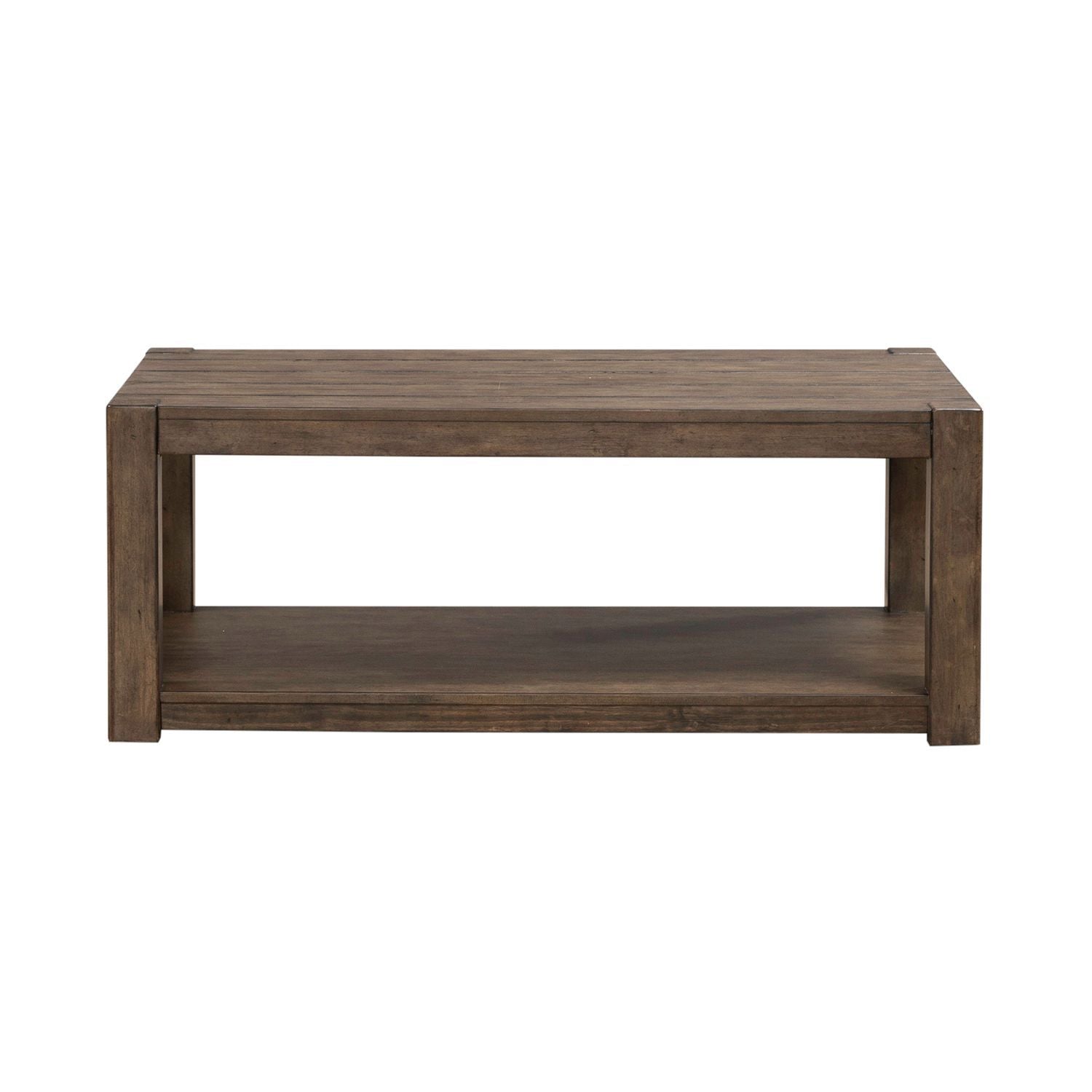 Broadmore - Rectangular Cocktail Table - Brown - Hornell Furniture Outlet