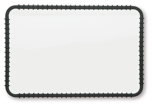 Judlow - Black - Accent Mirror - Hornell Furniture Outlet