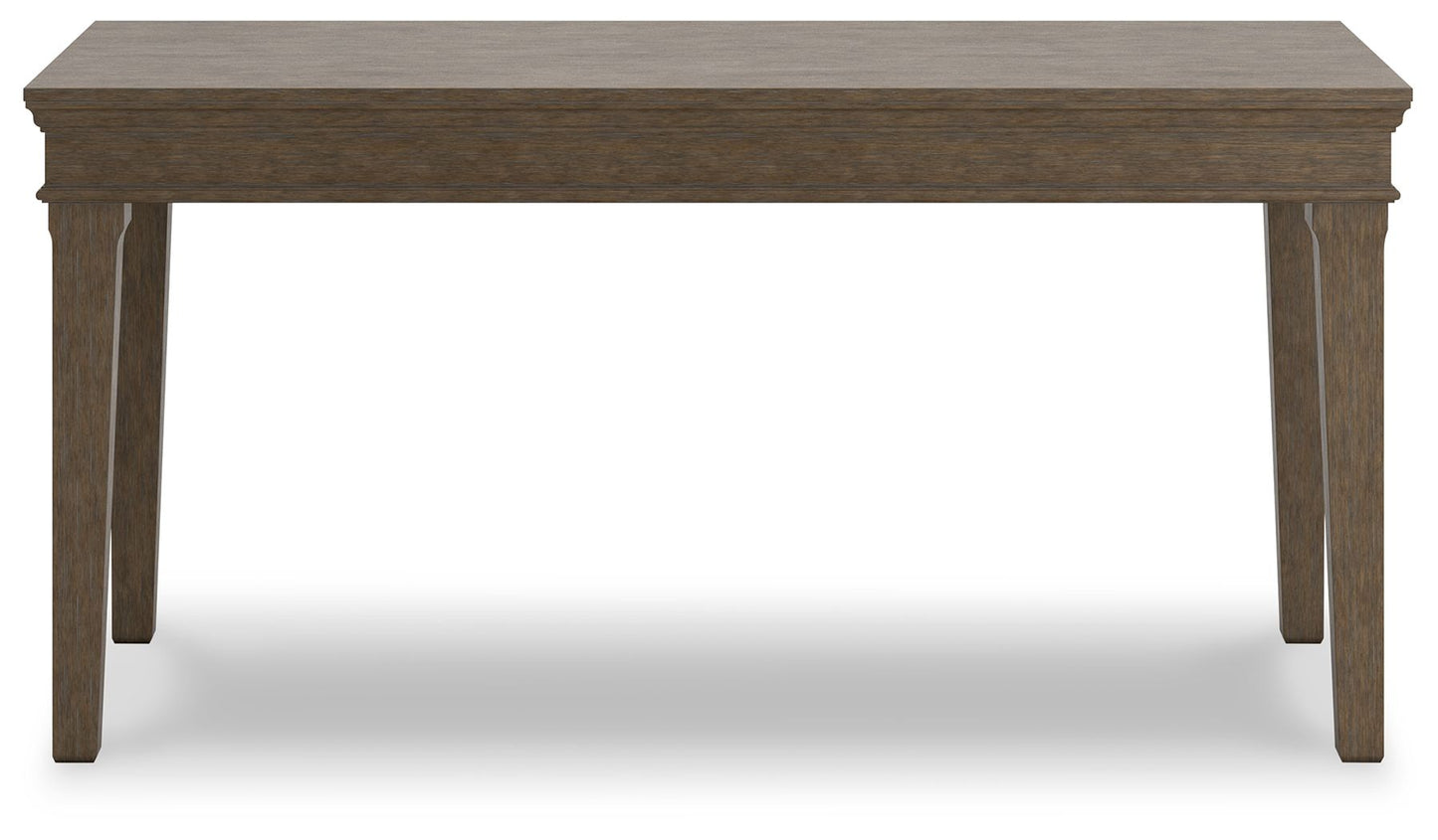 Janismore - Weathered Gray - Home Office Desk - Hornell Furniture Outlet