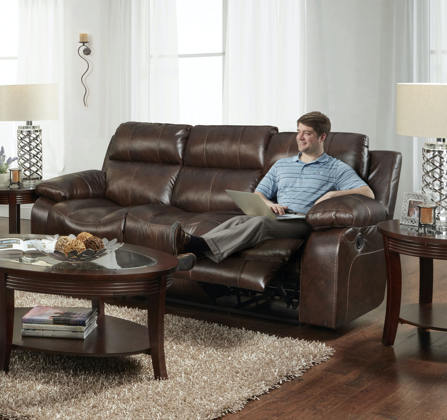 Positano - Reclining Sofa - Hornell Furniture Outlet