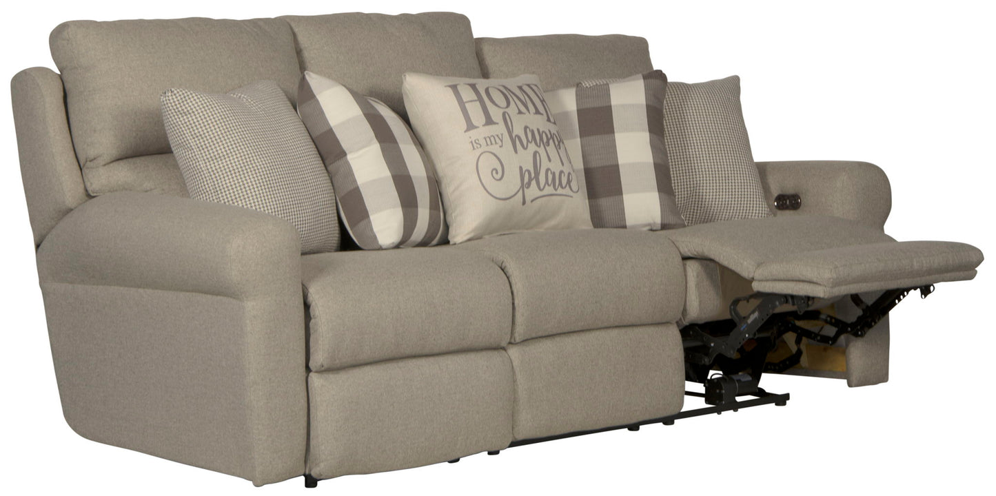 Westport - Power Lay Flat Reclining Sofa - Hornell Furniture Outlet