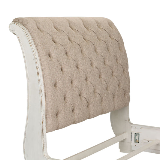 Abbey Park - Upholstered Sleigh Headboard - Hornell Furniture Outlet