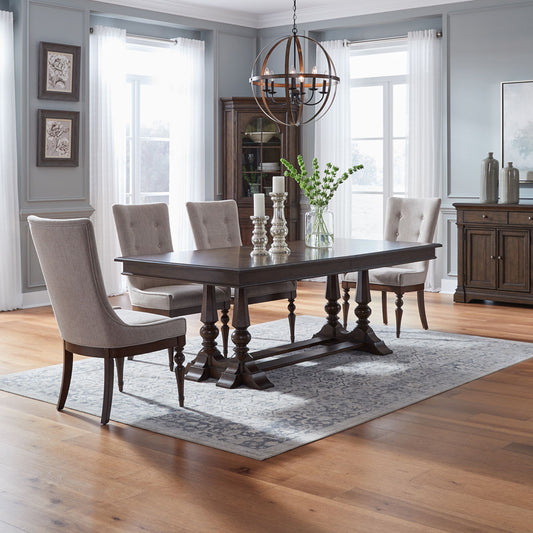 Arden Road - Opt Trestle Table Set - Hornell Furniture Outlet