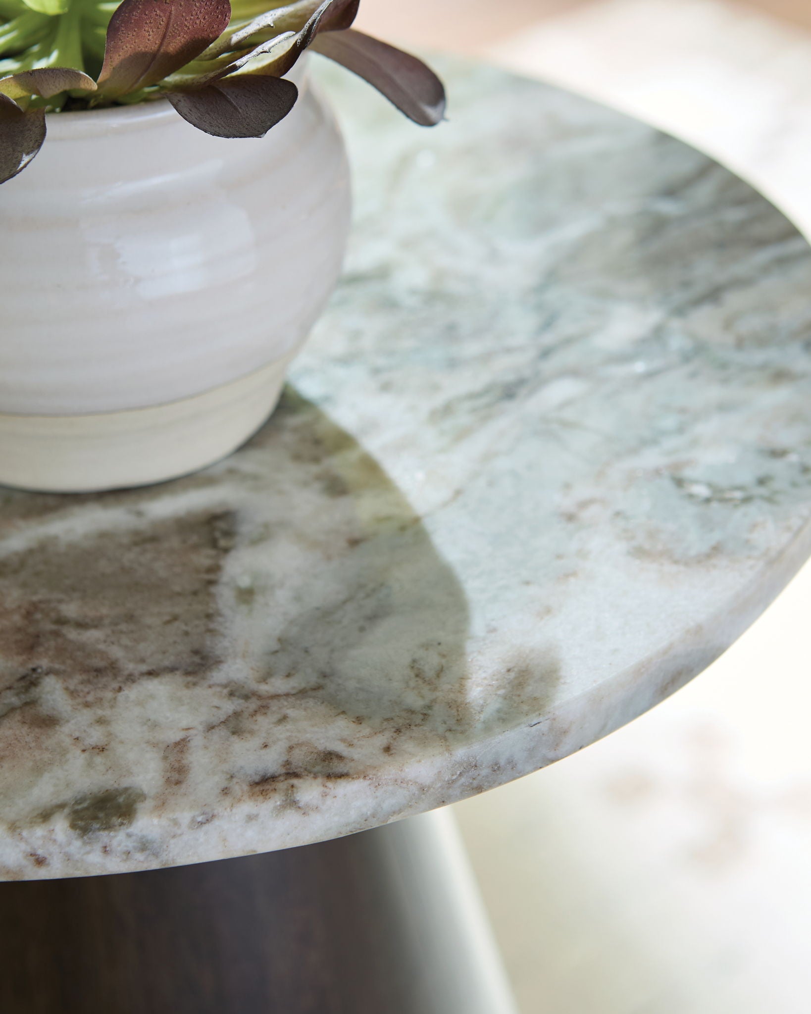 Waltnor - Gray / White / Brown - Accent Table - Hornell Furniture Outlet