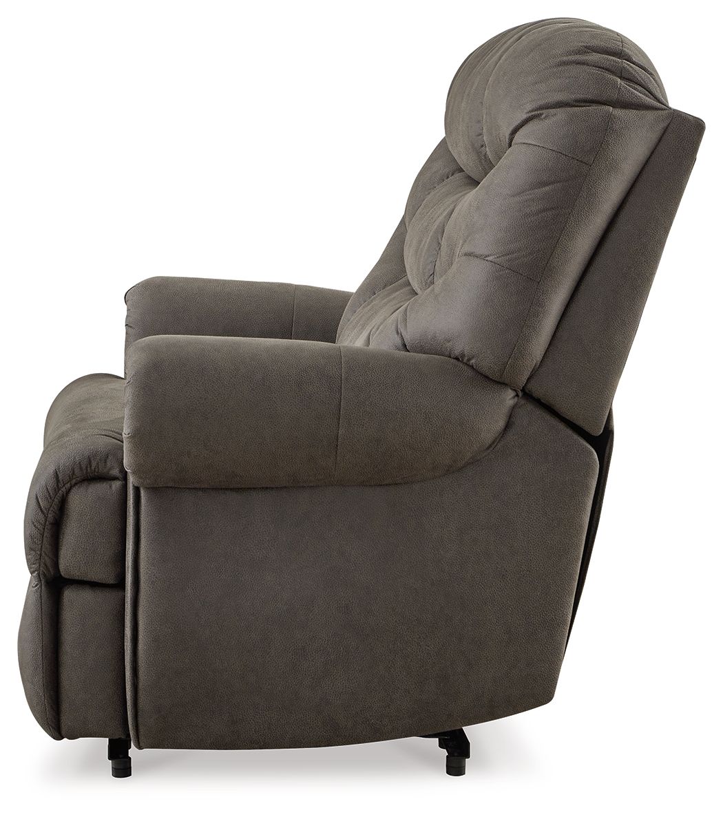 Camera Time - Gunmetal - Zero Wall Recliner - Hornell Furniture Outlet