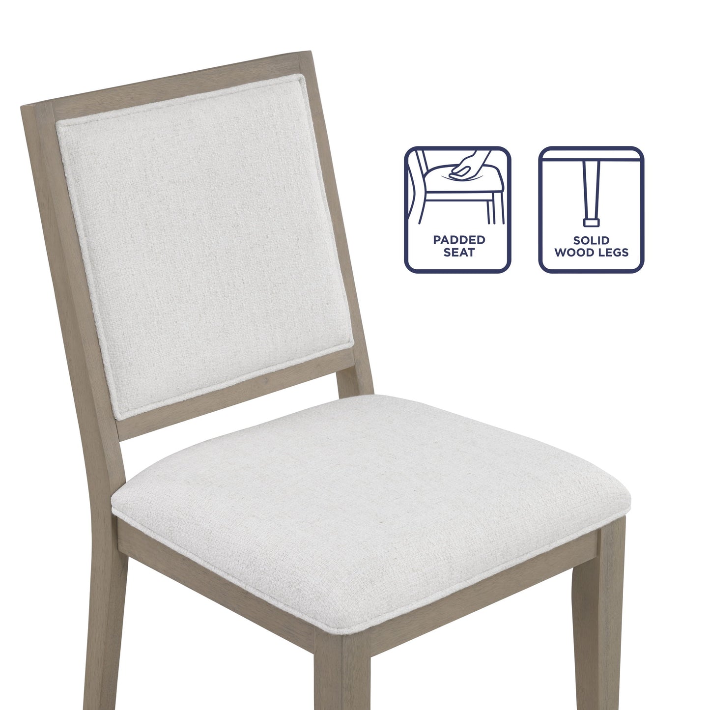 Lily - Side Chair (Set of 2) - Gray - Hornell Furniture Outlet
