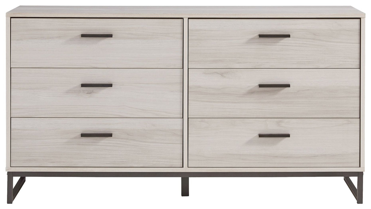 Socalle - Six Drawer Dresser - Hornell Furniture Outlet