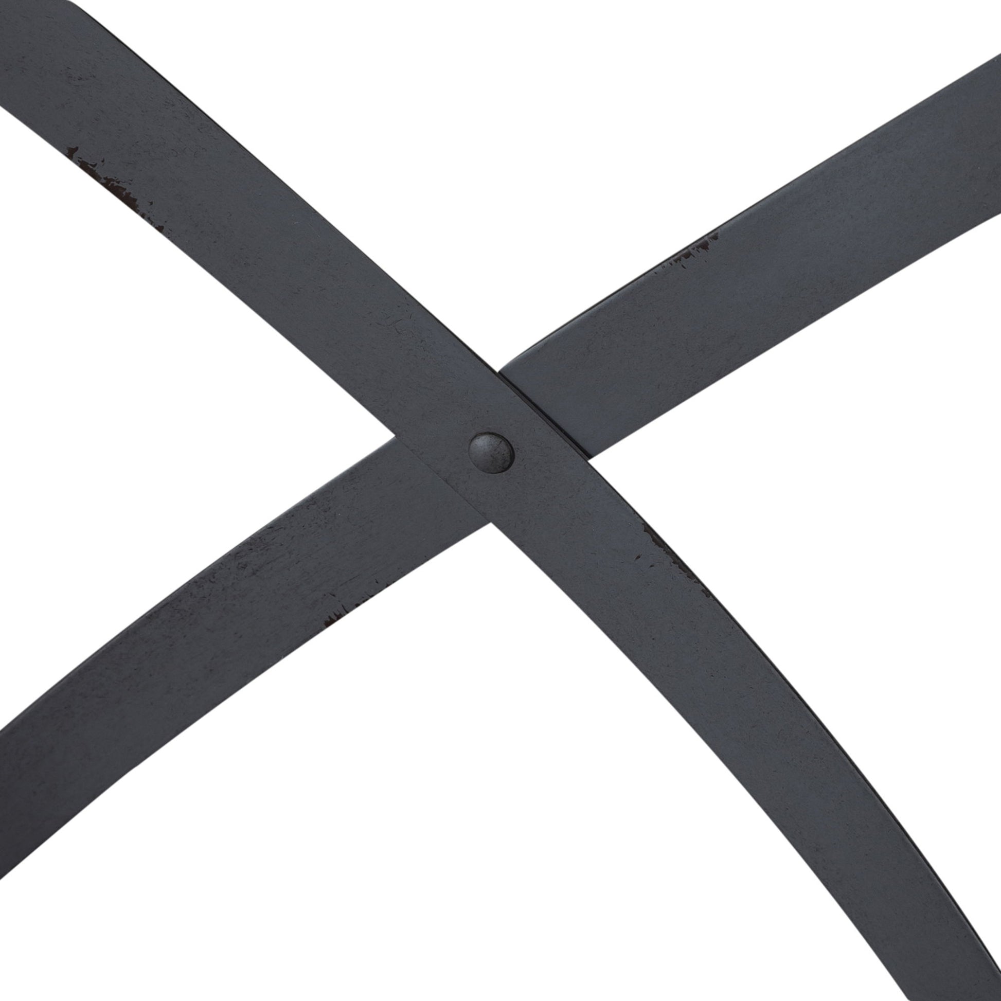 Vintage Series - X Back Counter Chair - Gray - Hornell Furniture Outlet