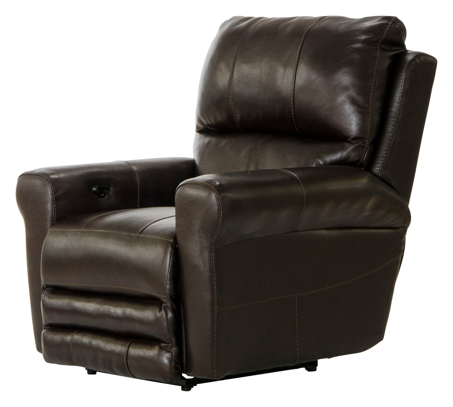 Hoffner - Power Lay Flat Recliner - Hornell Furniture Outlet