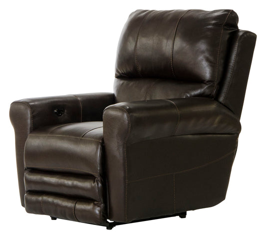 Hoffner - Power Lay Flat Recliner - Hornell Furniture Outlet