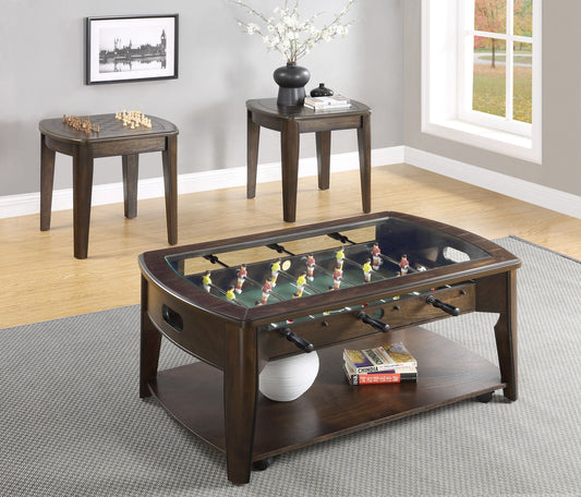 Diletta - Game End Table - Brown - Hornell Furniture Outlet