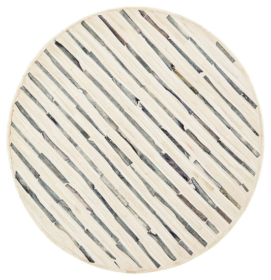 Crewridge - Black / Cream - Accent Table - Hornell Furniture Outlet