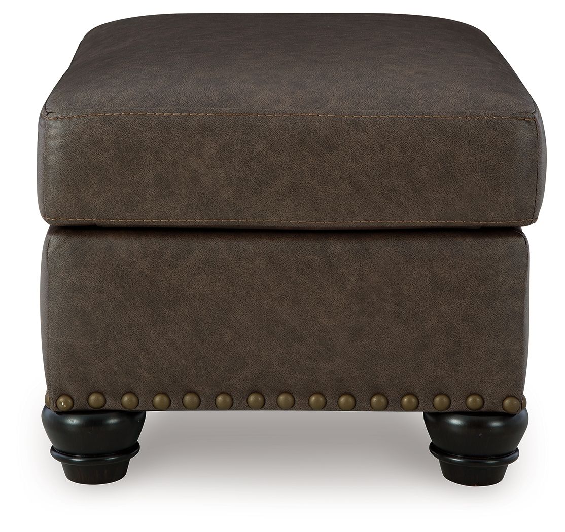 Roxmere - Umber - Ottoman - Hornell Furniture Outlet
