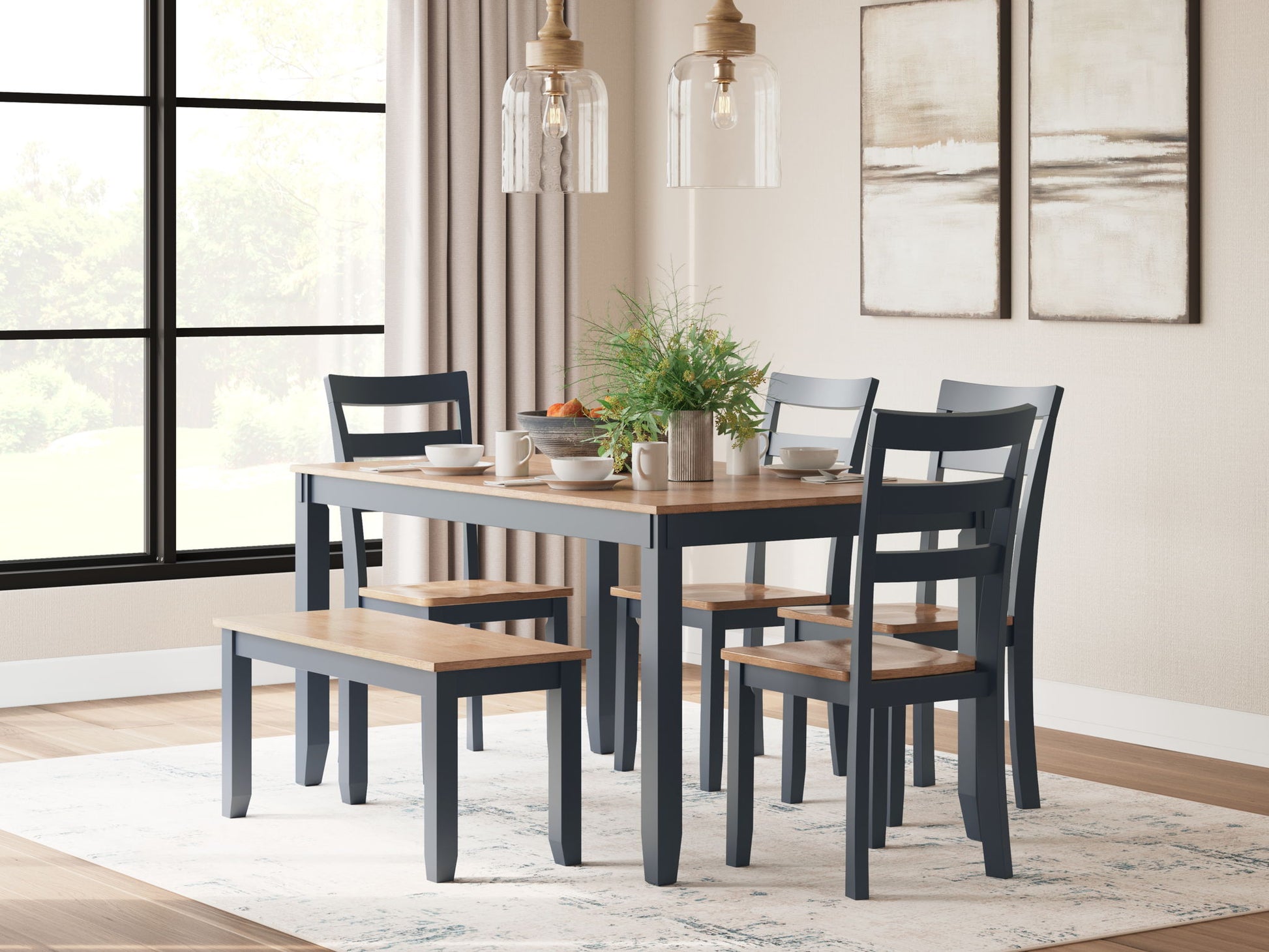 Gesthaven - Dining Room Table Set - Hornell Furniture Outlet
