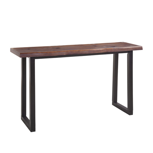 Jennings - Live Edge Bar Table - Brown - Hornell Furniture Outlet
