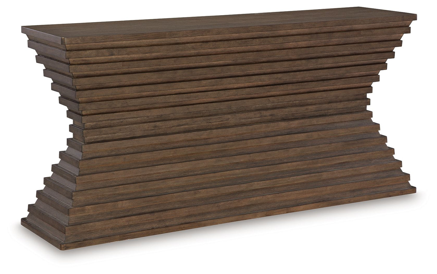 Hannodream - Warm Brown - Sofa Table - Hornell Furniture Outlet