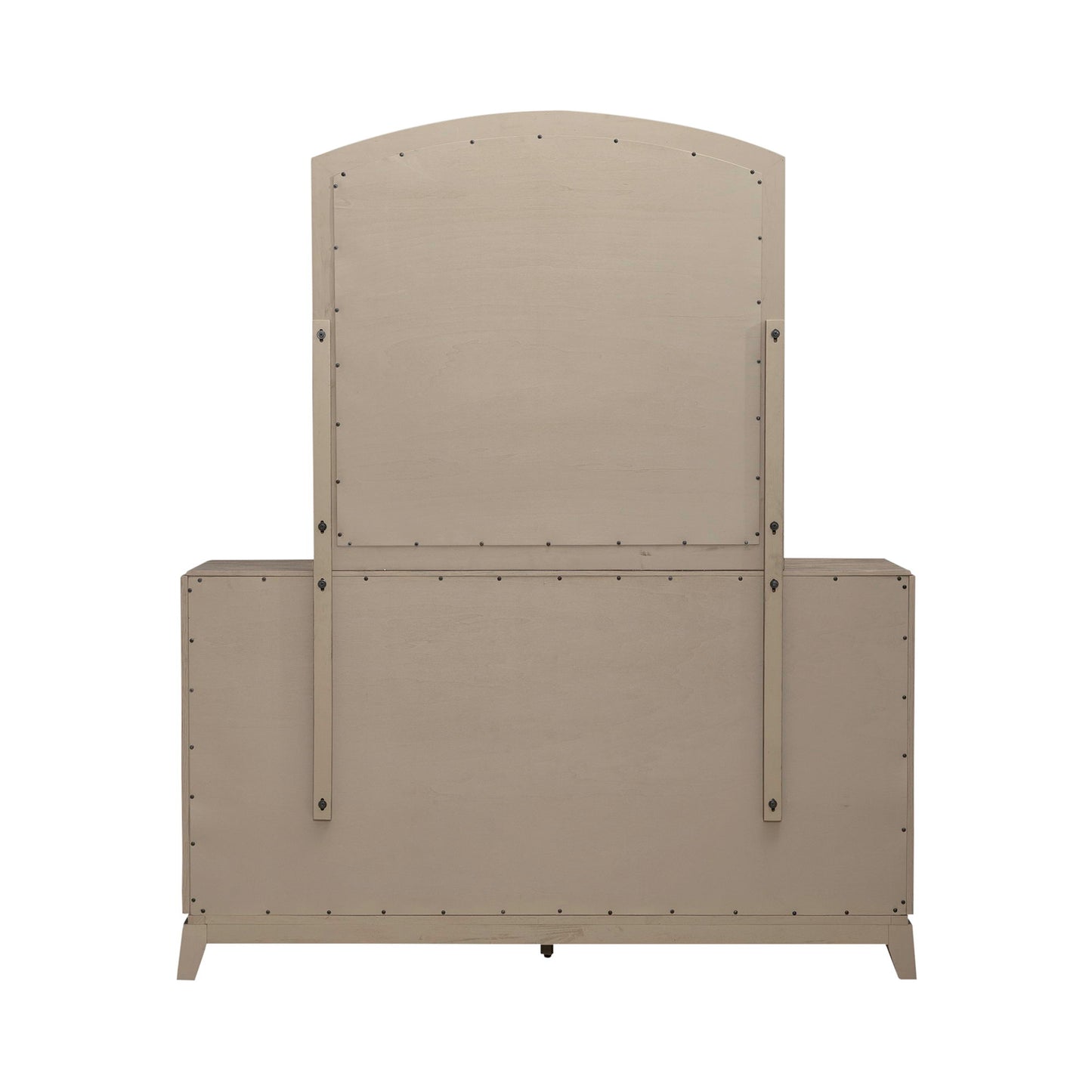 Avalon - Dresser & Mirror - Burnished Beige - Hornell Furniture Outlet