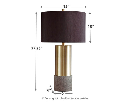Jacek - Metal Table Lamp - Hornell Furniture Outlet