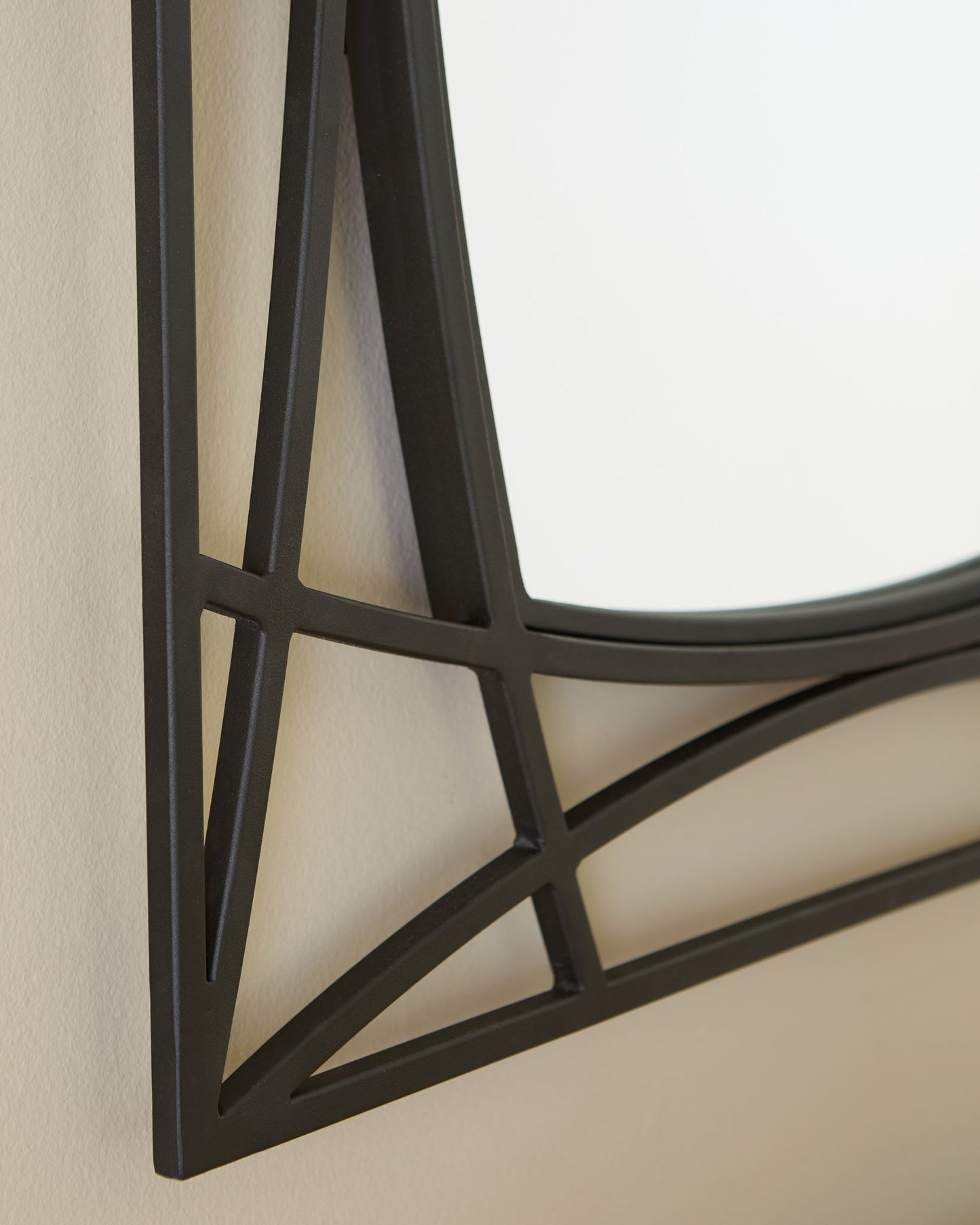 Freenville - Black - Accent Mirror - Hornell Furniture Outlet