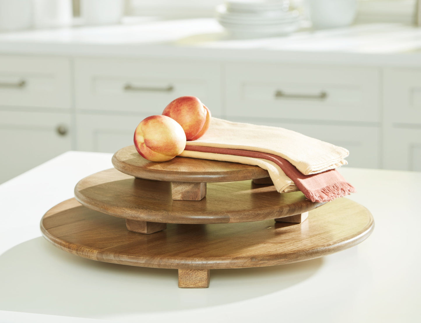 Kaidler - Brown - Tray Set (Set of 3) - Hornell Furniture Outlet